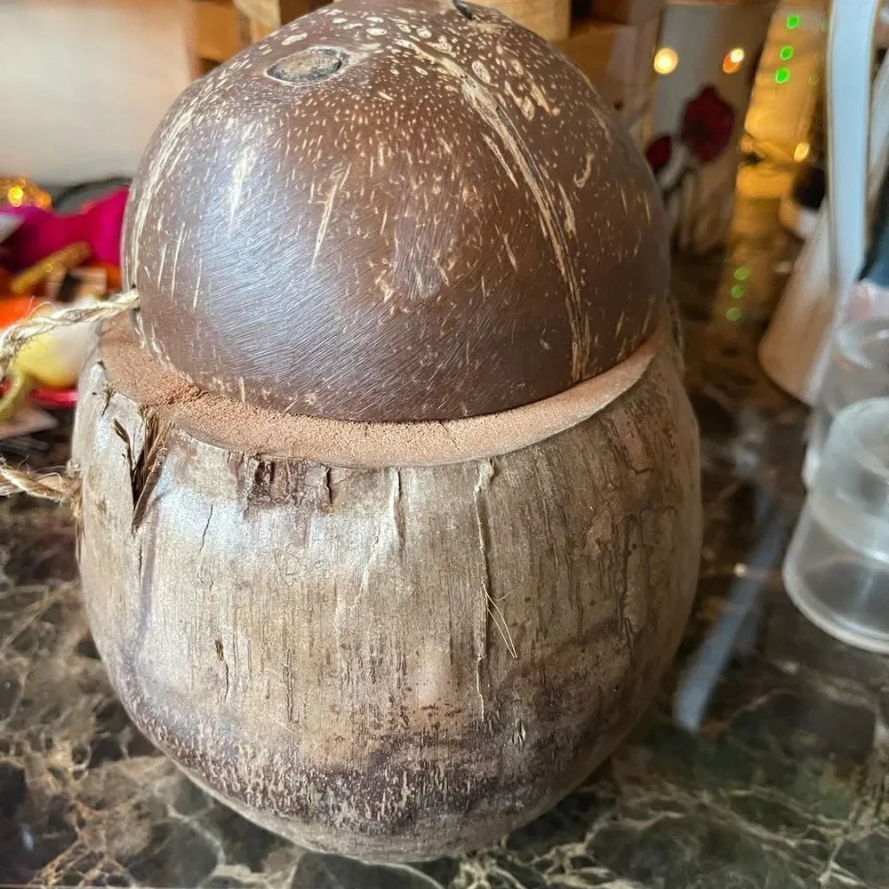 TROPICAL DRINK Holder or Piggy Bank!